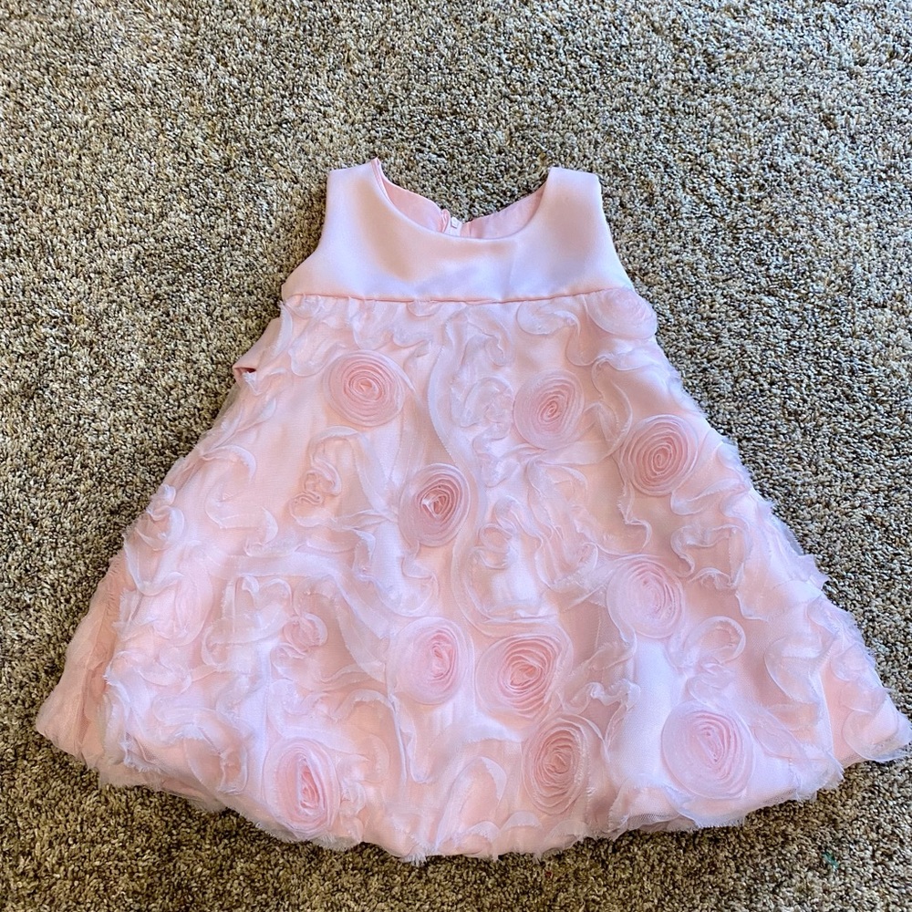 Pink Floral Dress 2T